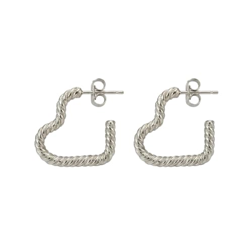 Alpenflüstern DAHEIM Herz Twist DOR078 Ohrstecker gold-farben Strass