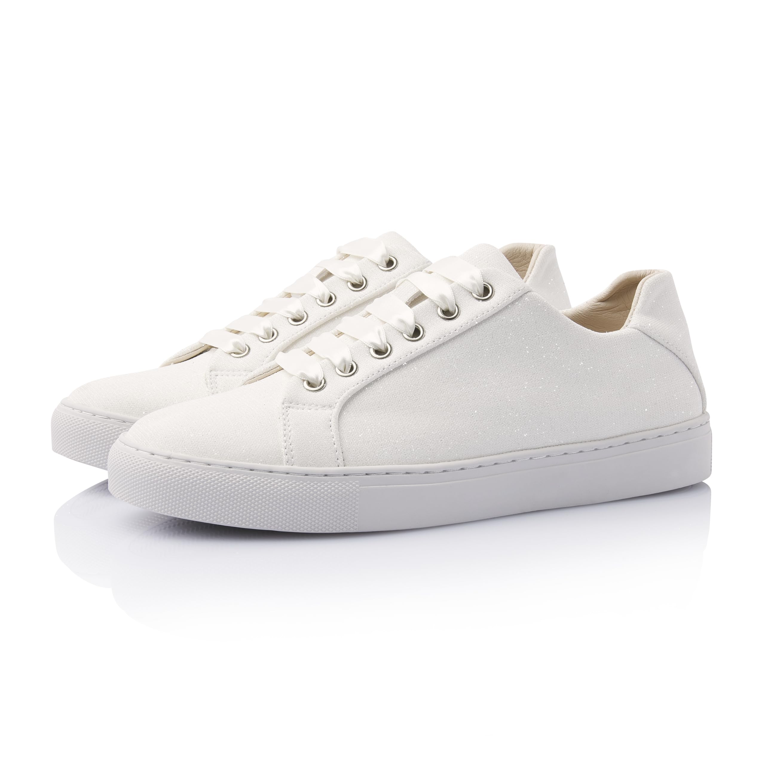 Rainbow Club Luxe Lysette Sneaker Off-White Metallic Flach