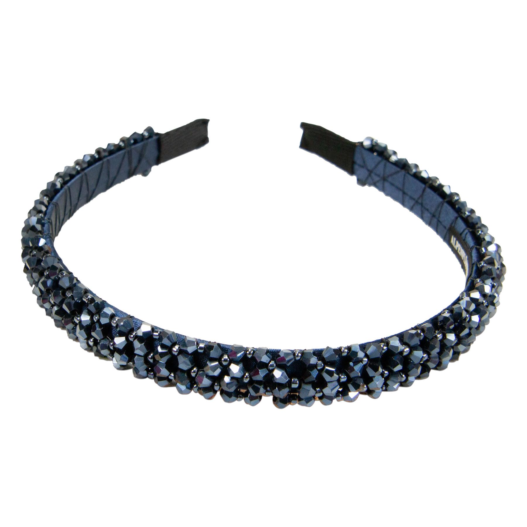 Alpenflüstern DAHEIM ADV150 Haarreif blau Glitzerperlen