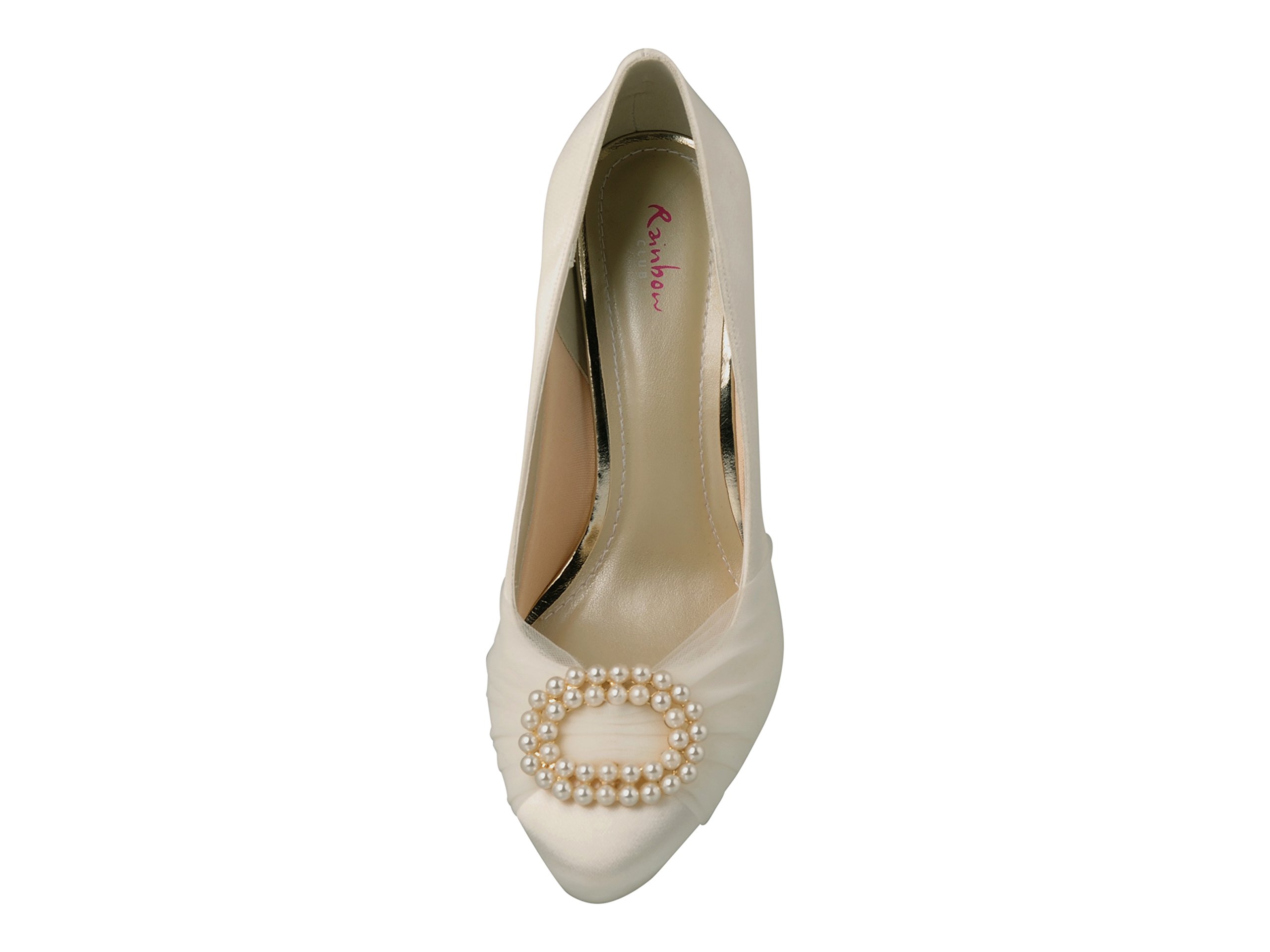 Rainbow Club Embellished Beatrice Pumps Ivory Spitze Tüll