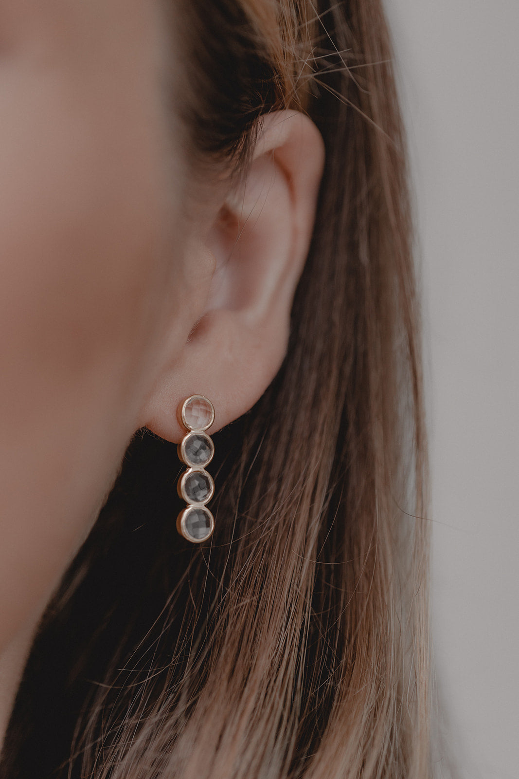 Juvelan Bella Ohrstecker Silber Kristall 2,5 cm