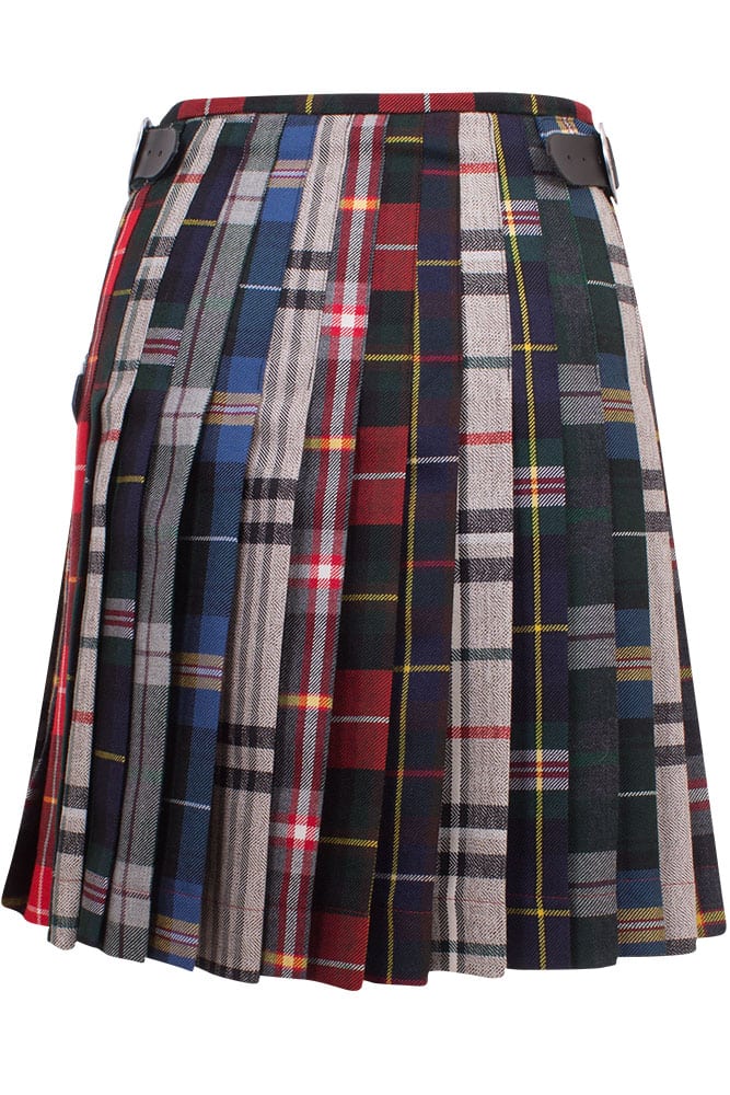 Rettl Women Maria Hipps Patchwork Kilt Wolle Unikat