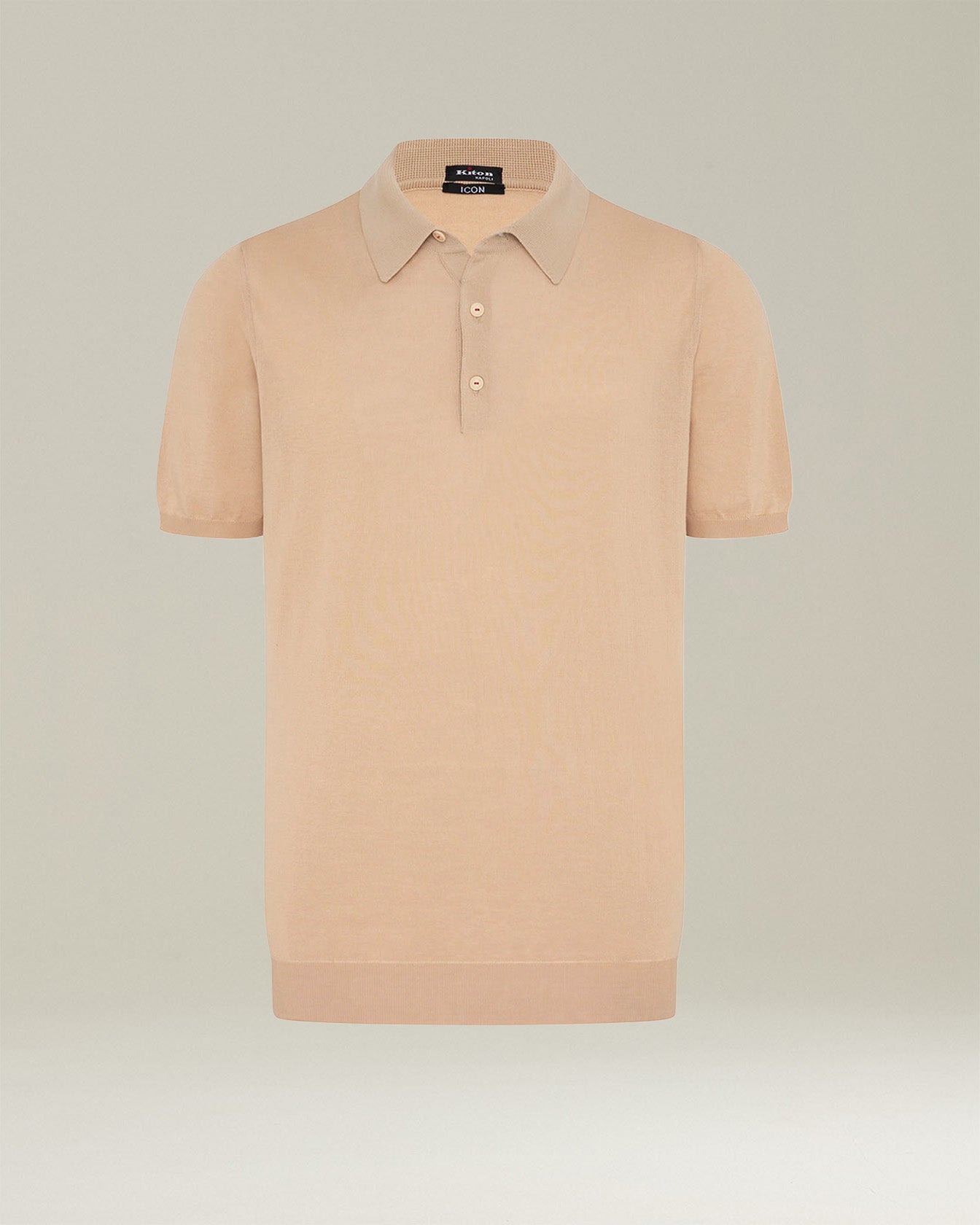 Kiton Polo POLO SHIRT COTTON Poloshirt beige 3XL Baumwolle