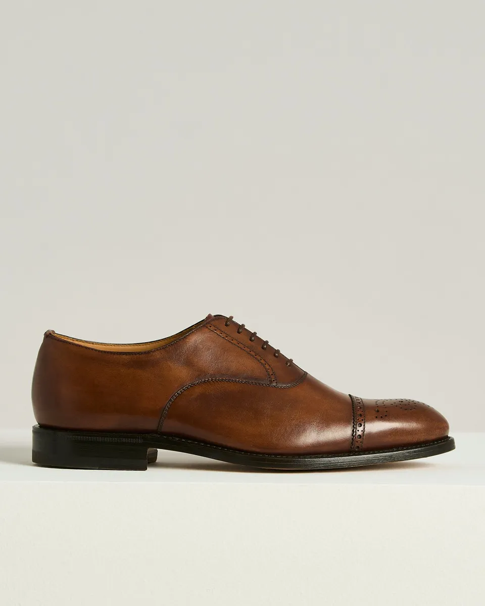 Kiton Leather Lace-Up Shoe Halbschuh Gr.42 Kalbsleder