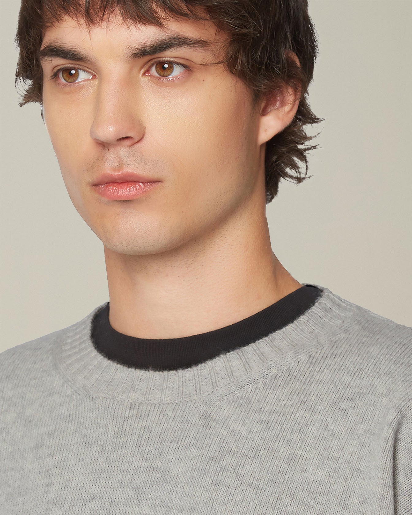 Kiton Polo Casual Wool Wollshirt L Stretch