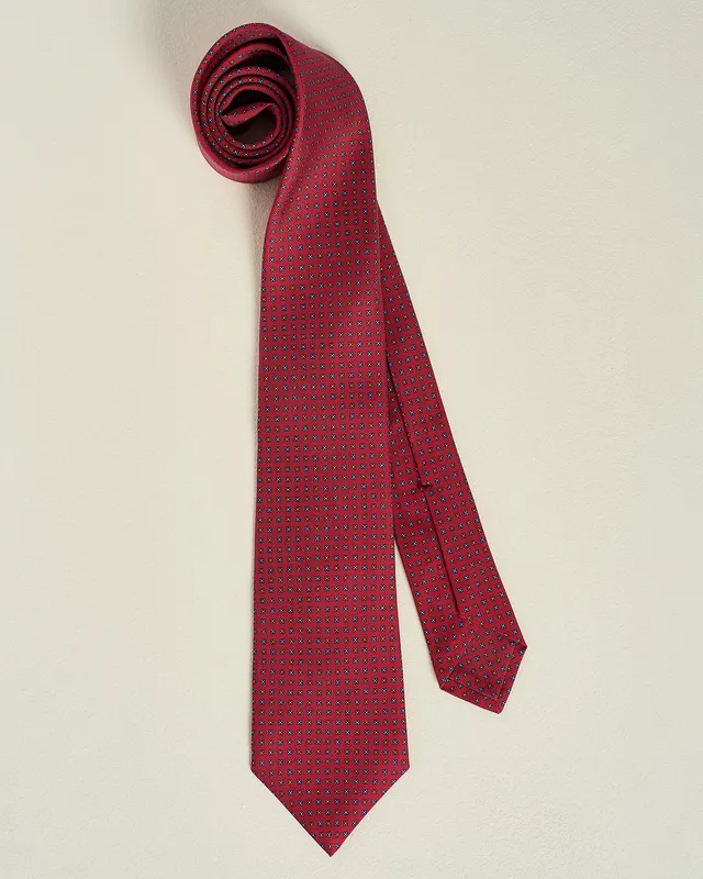 Kiton Patterned Silk Tie Seidenkrawatte TU gemustert