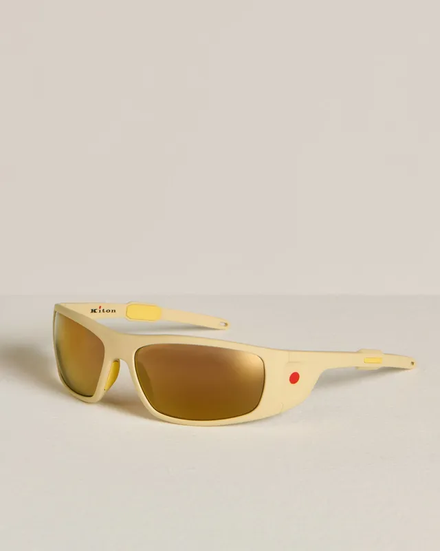 Kiton Sunglasses Polarized verspiegelte Sonnenbrille TU
