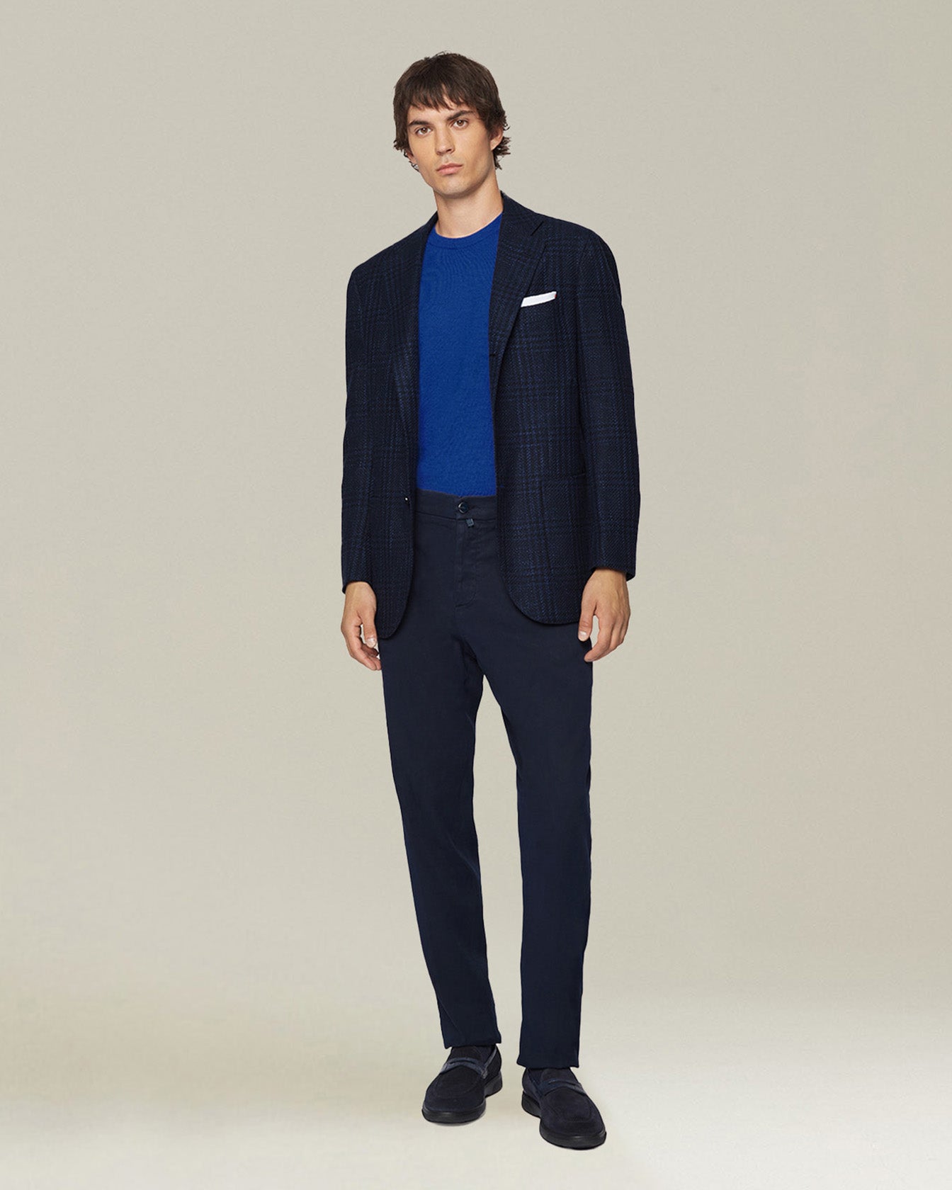 Kiton Maglia Icon Pullover Kaschmir Seide Rundhals