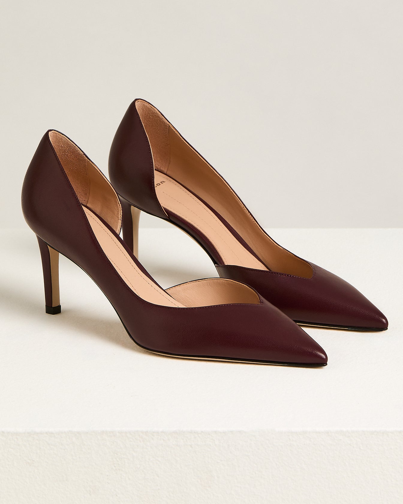 Kiton Pumps Leder bordeaux 7cm Gr 38