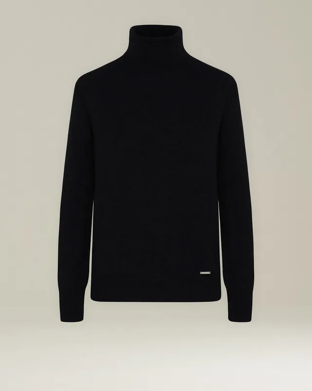 Kiton Rollkragenpullover Gr. 38 Kaschmir nahtlos Damen