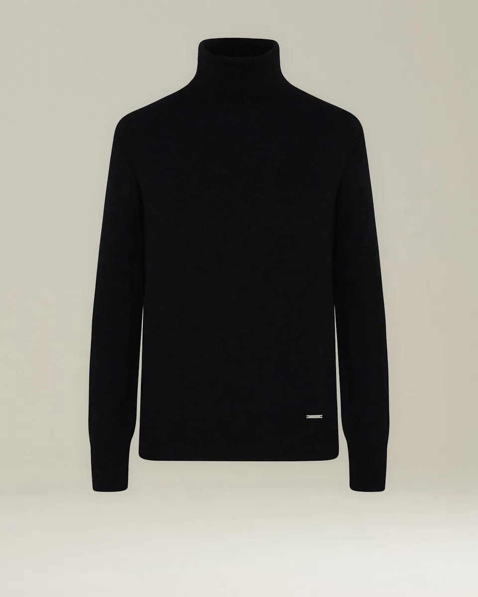 Kiton Rollkragenpullover Gr. 38 Kaschmir nahtlos Damen