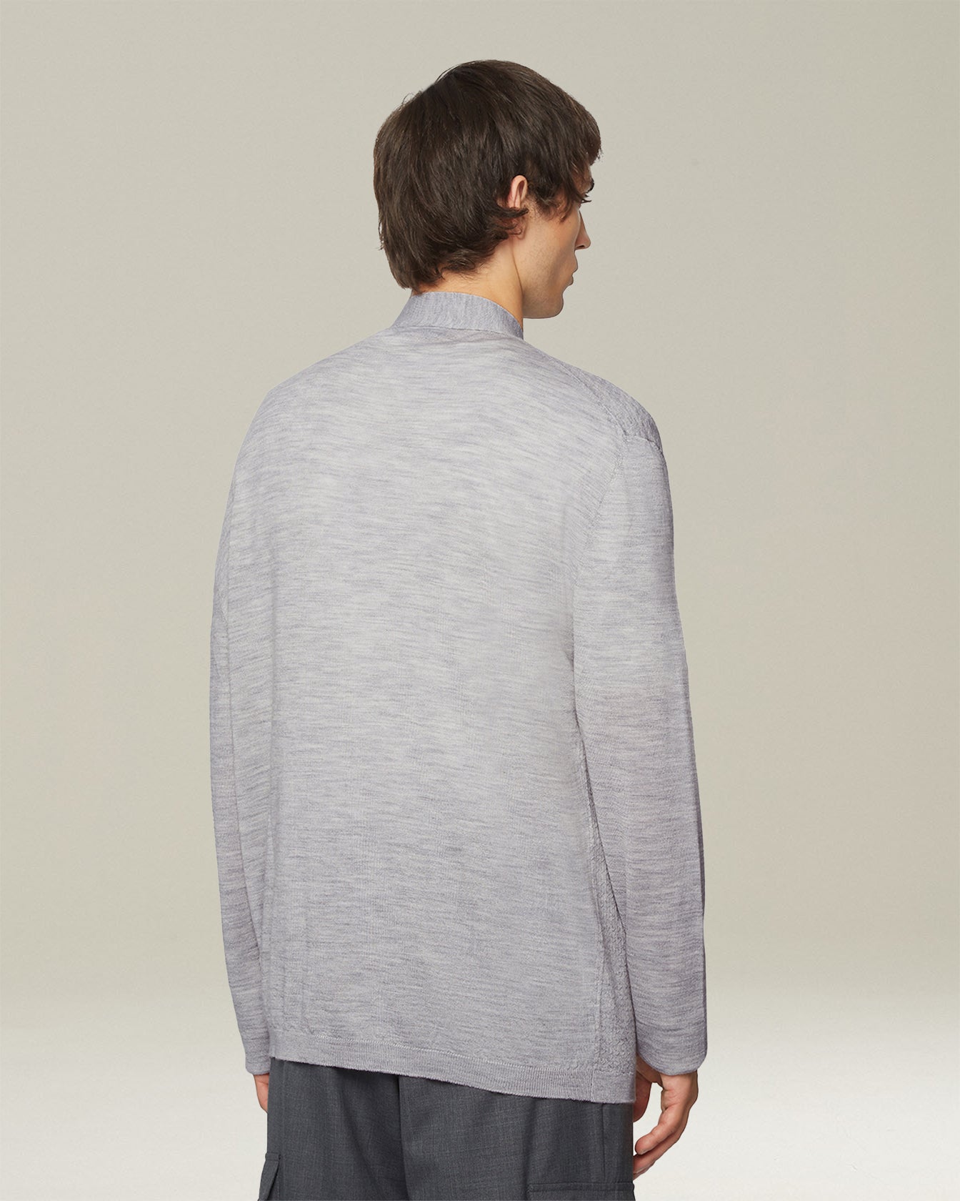 Kiton Knitwear Cardigan Wolle Seide Strickjacke Herren