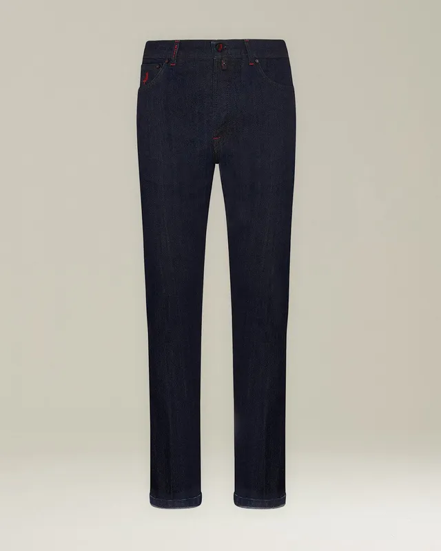 Kiton Kurabo Tailored Jeans Slim Five-Pocket
