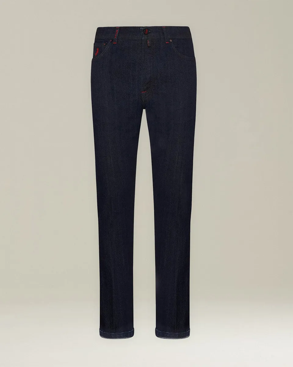 Kiton Kurabo Tailored Jeans Slim Five-Pocket