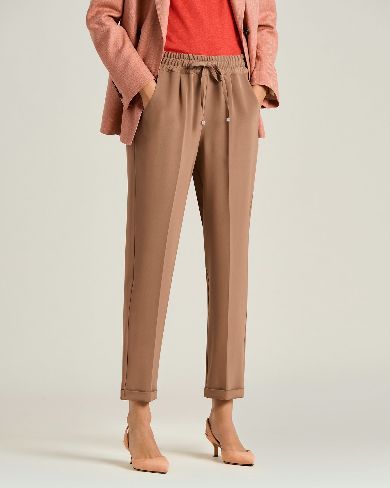 Kiton Silk Hose Seide Damen mit Gummibund