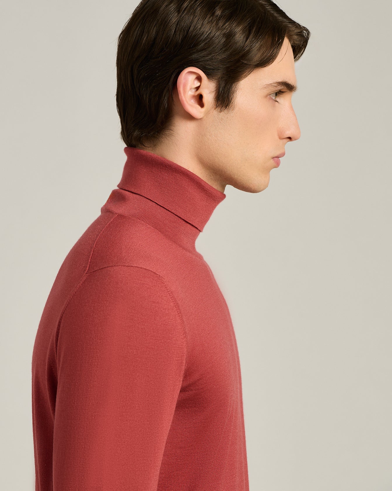 Kiton Knitwear Rollkragenpullover Terracotta Cashmere