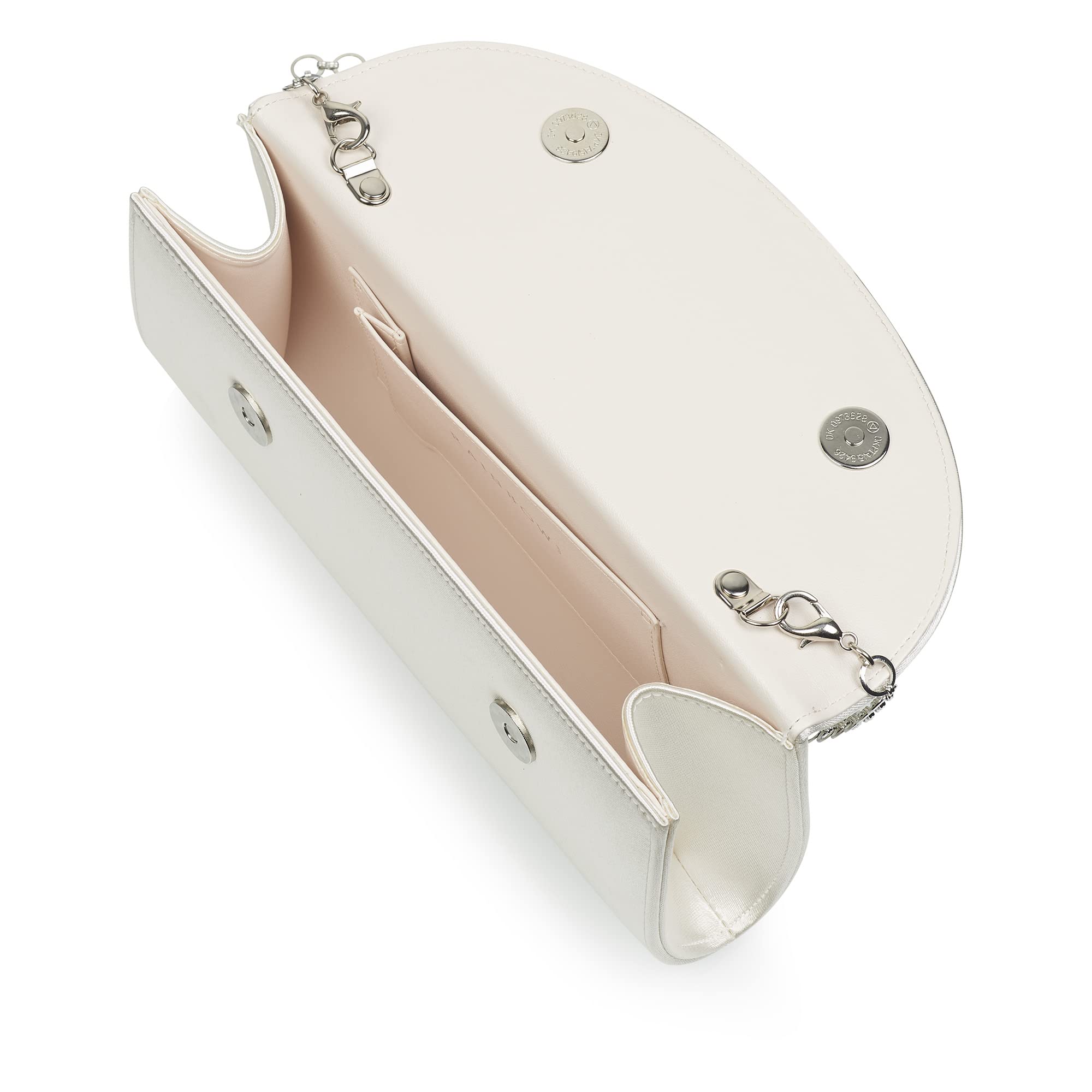 Rainbow Club Celinde Brauttasche Ivory Satin Clutch