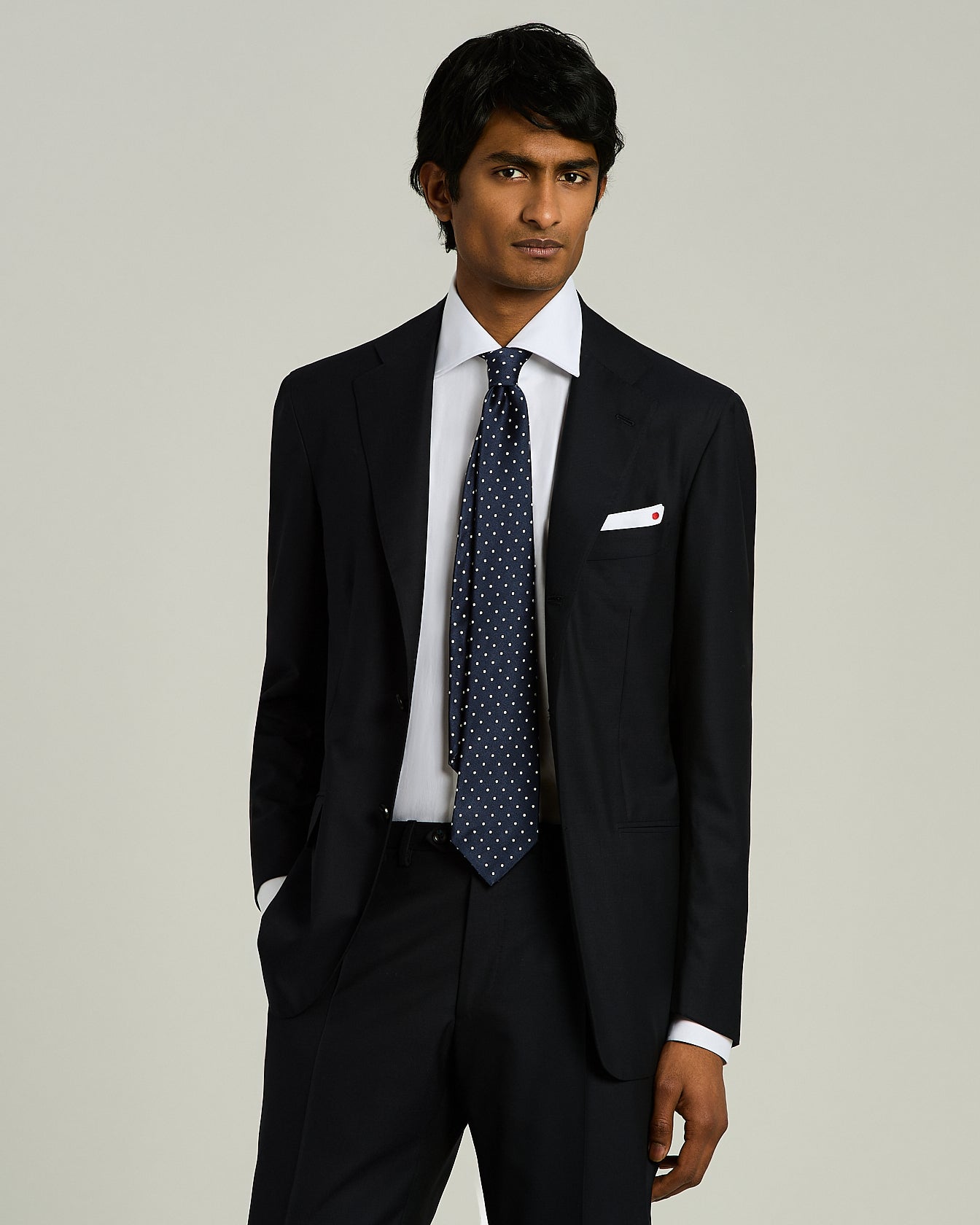 Kiton Patterned Krawatte Seide gemustert 8,5 cm