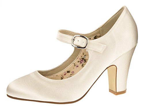 Rainbow Club Madeline Brautschuhe Ivory 8 cm Absatz