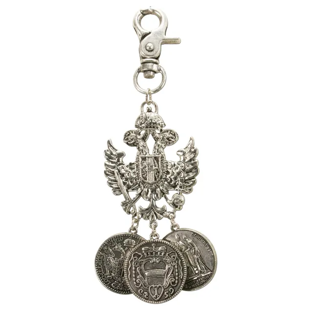 Alpenflüstern DAHEIM HCH019 Charivari Adler-Münze antik-silber