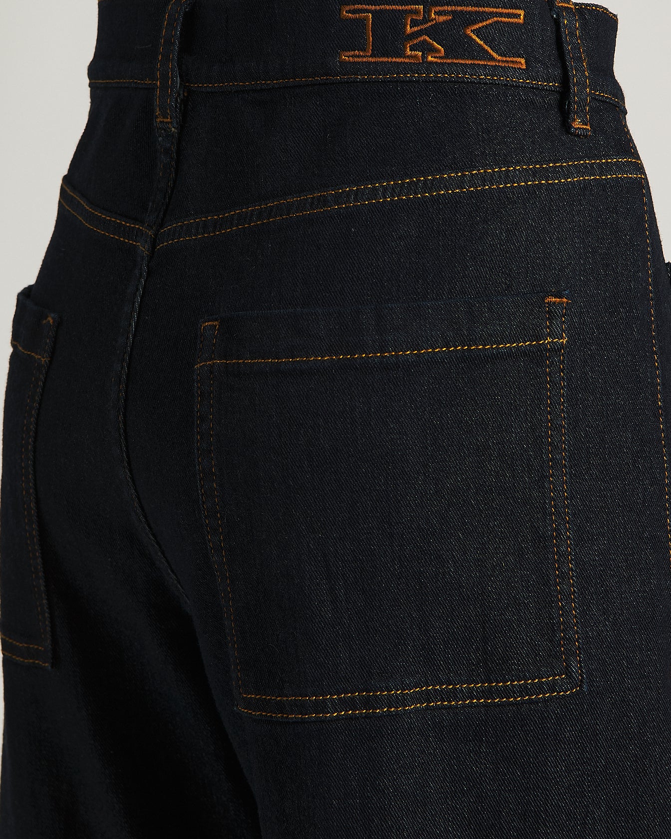 Kiton Trousers Dark Blue Cotton Hose Gr.44 Denim Stretch