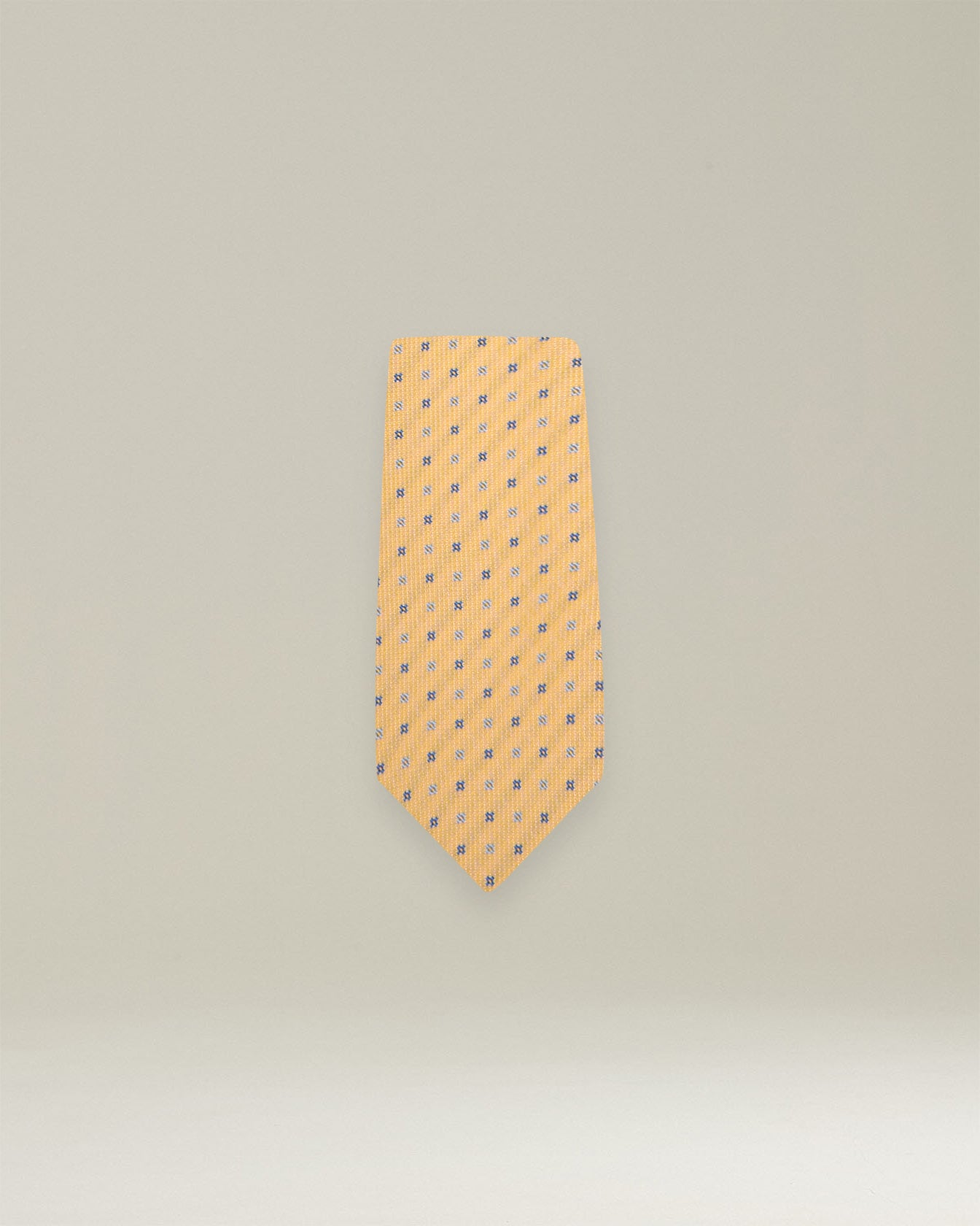Kiton Cravatta Seiden Krawatte Micro-Blumen 8,5 cm
