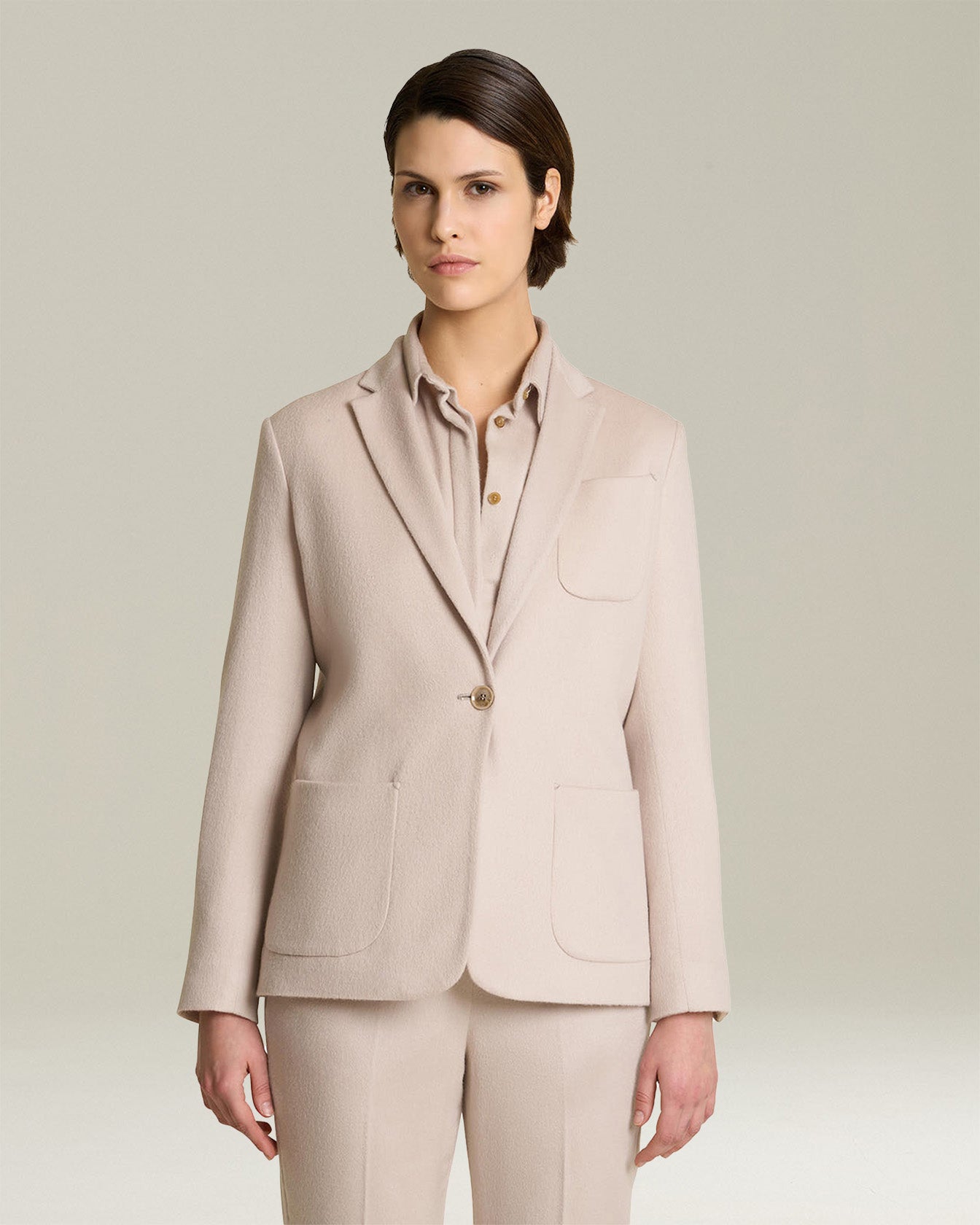 Kiton Cashmere Cloth Blazer Sakko Damen Kaschmir 1-Knopf