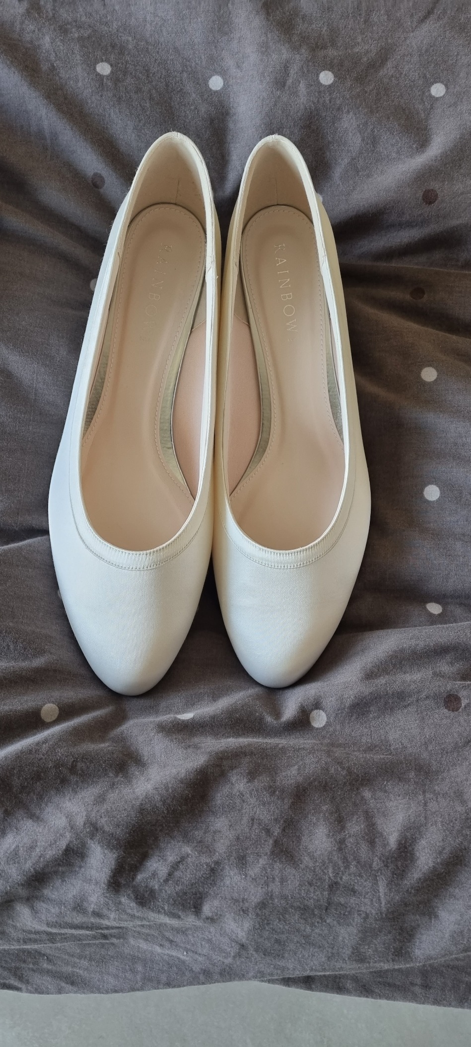 Rainbow Club Essentials Wendie Pumps Ivory 5cm Blockabsatz