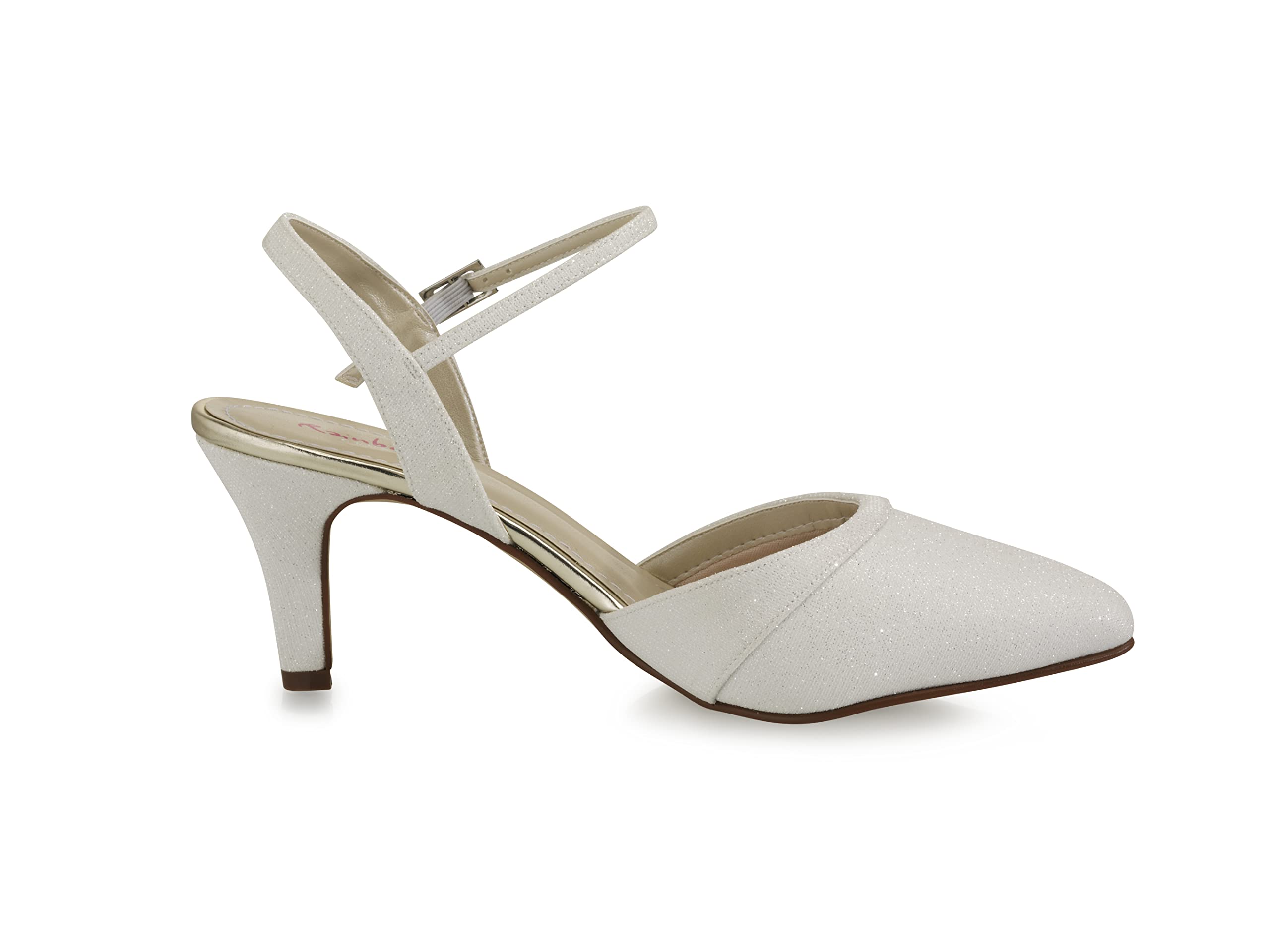 Rainbow Club Luxe Marlie Braut-Pumps off-white metallic 6,5cm