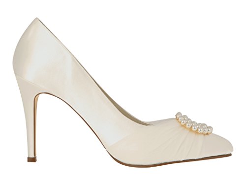 Rainbow Club Embellished Beatrice Pumps Ivory Spitze Tüll
