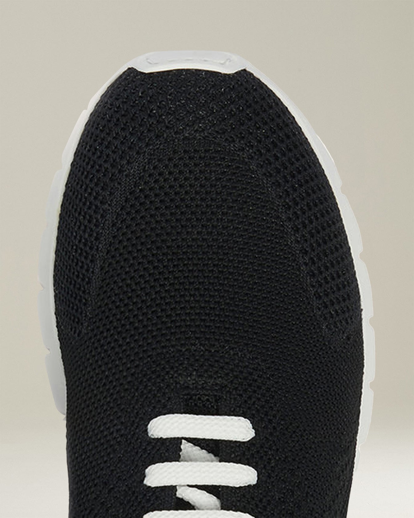 Kiton Black Stretch-Knit Fits Sneakers Schwarz Gr. 42