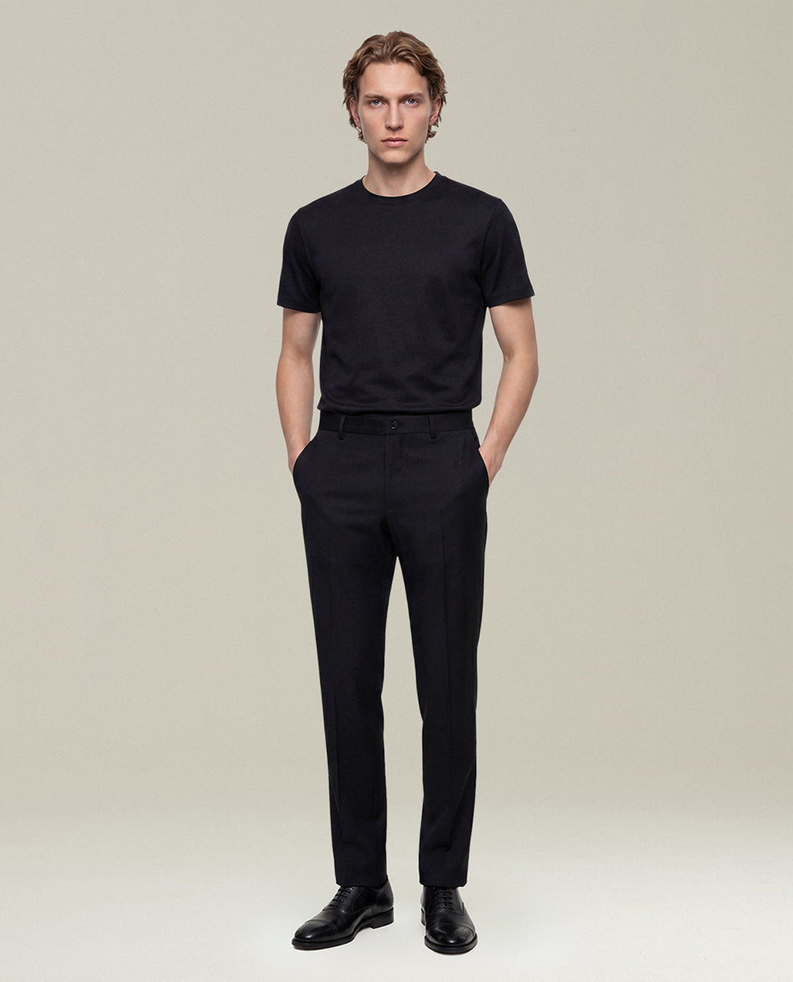 Kiton Black Cotton Crew-Neck T-Shirt Schwarz L