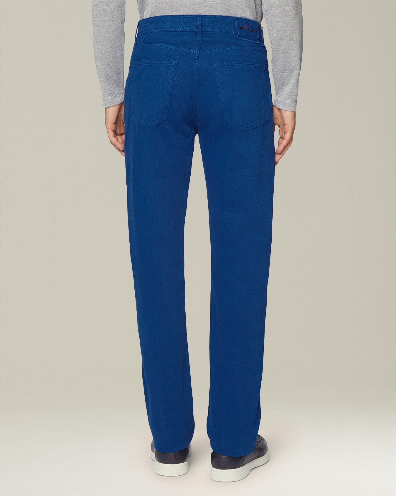 Kiton Jeans Denim Cashmere Slim Fit Jeans