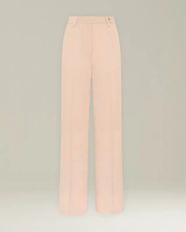Kiton Seidenhose leicht Damen Gr.40 Hose gerade