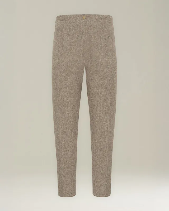 Kiton Comfort Leinenhose Herren Gr. 50