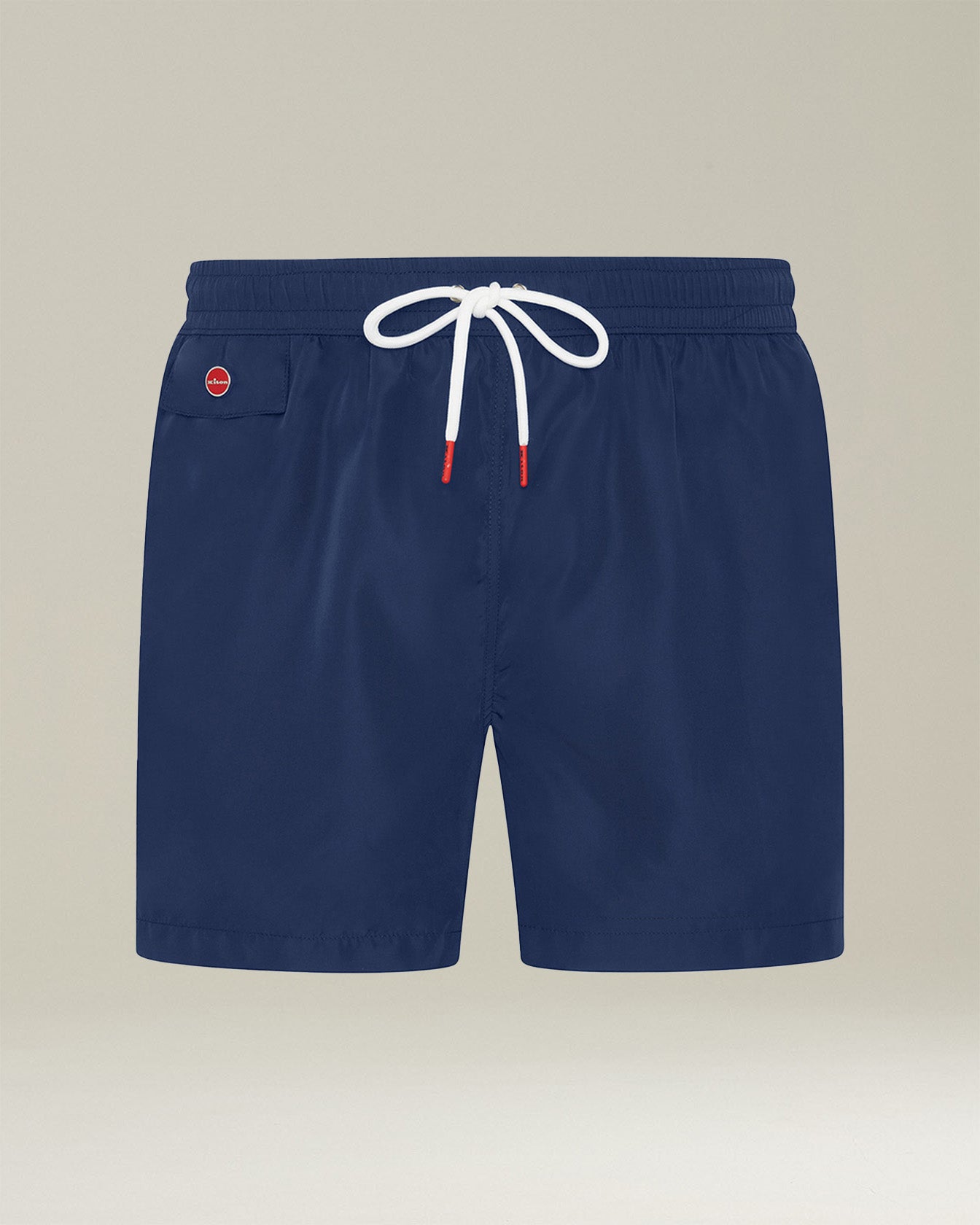 Kiton Swim Boxer Badehose Blau Polyester Elastikbund Gr M