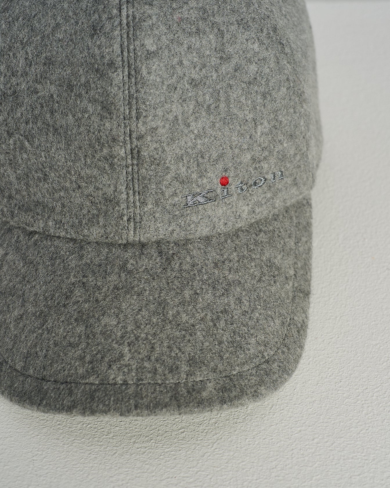 Kiton Baseball Cap Kaschmir Grau 58 Mütze