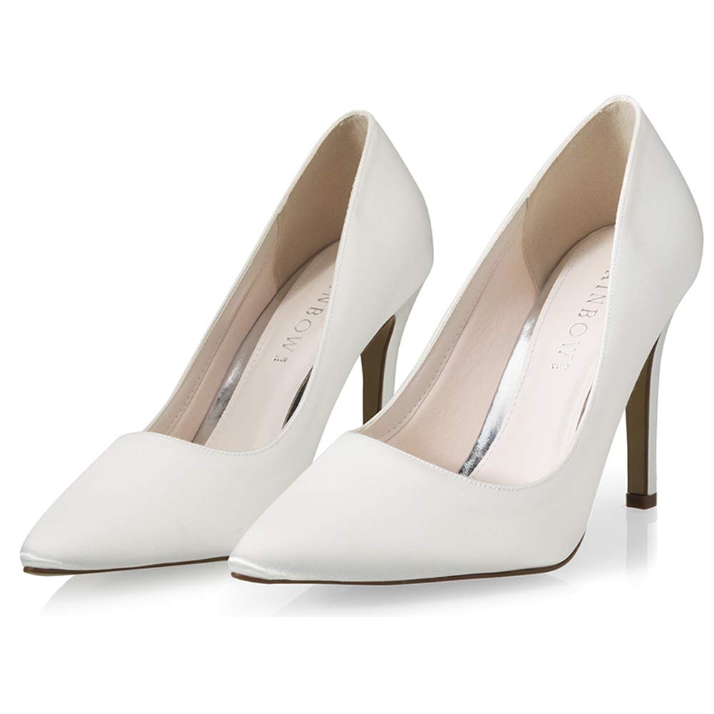 Rainbow Club Timeless Fergy Pumps Ivory Satin 9 cm Stiletto