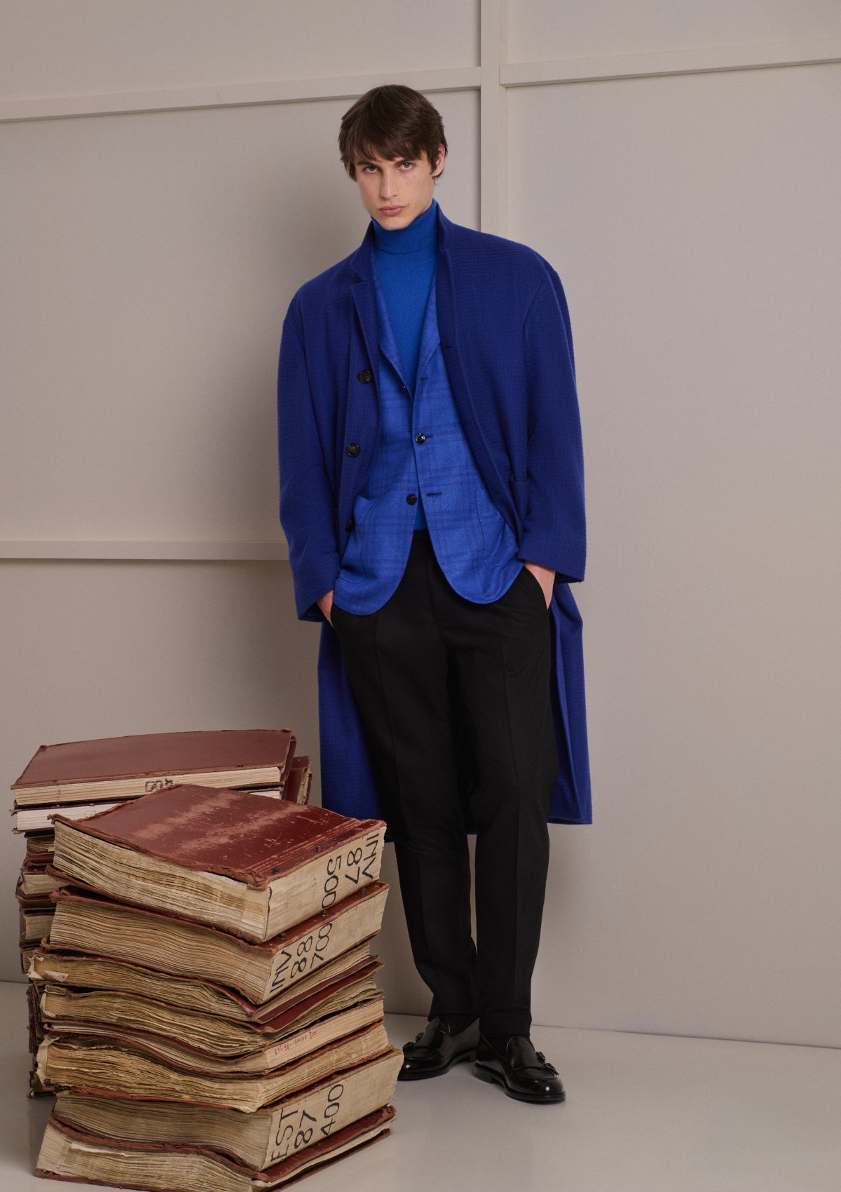 Kiton Jackets Blue Checked Kaschmirsakko Karo