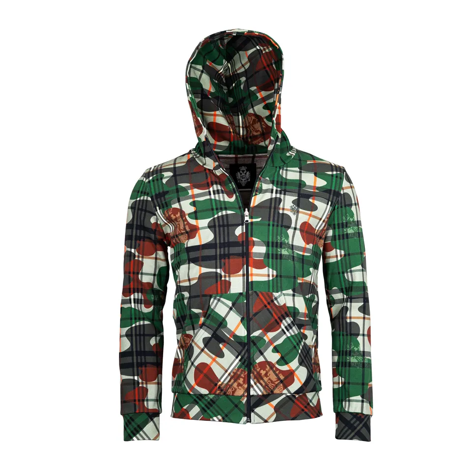 Rettl Men Zip-Hoodie Wende-Kapuzenjacke grün
