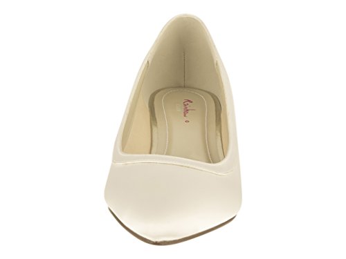 Rainbow Club Wide Fit Gisele Pumps Ivory 37.5 Weit