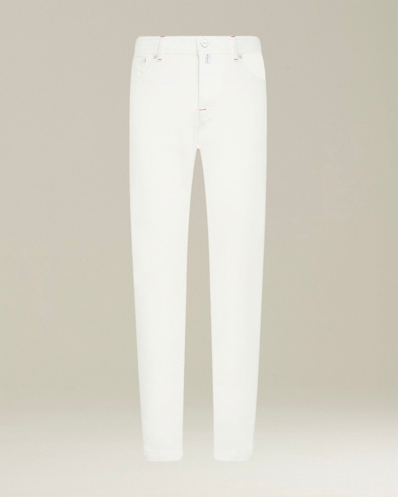 Kiton Jeans Slim Panna Bio-Baumwolle Größe 50