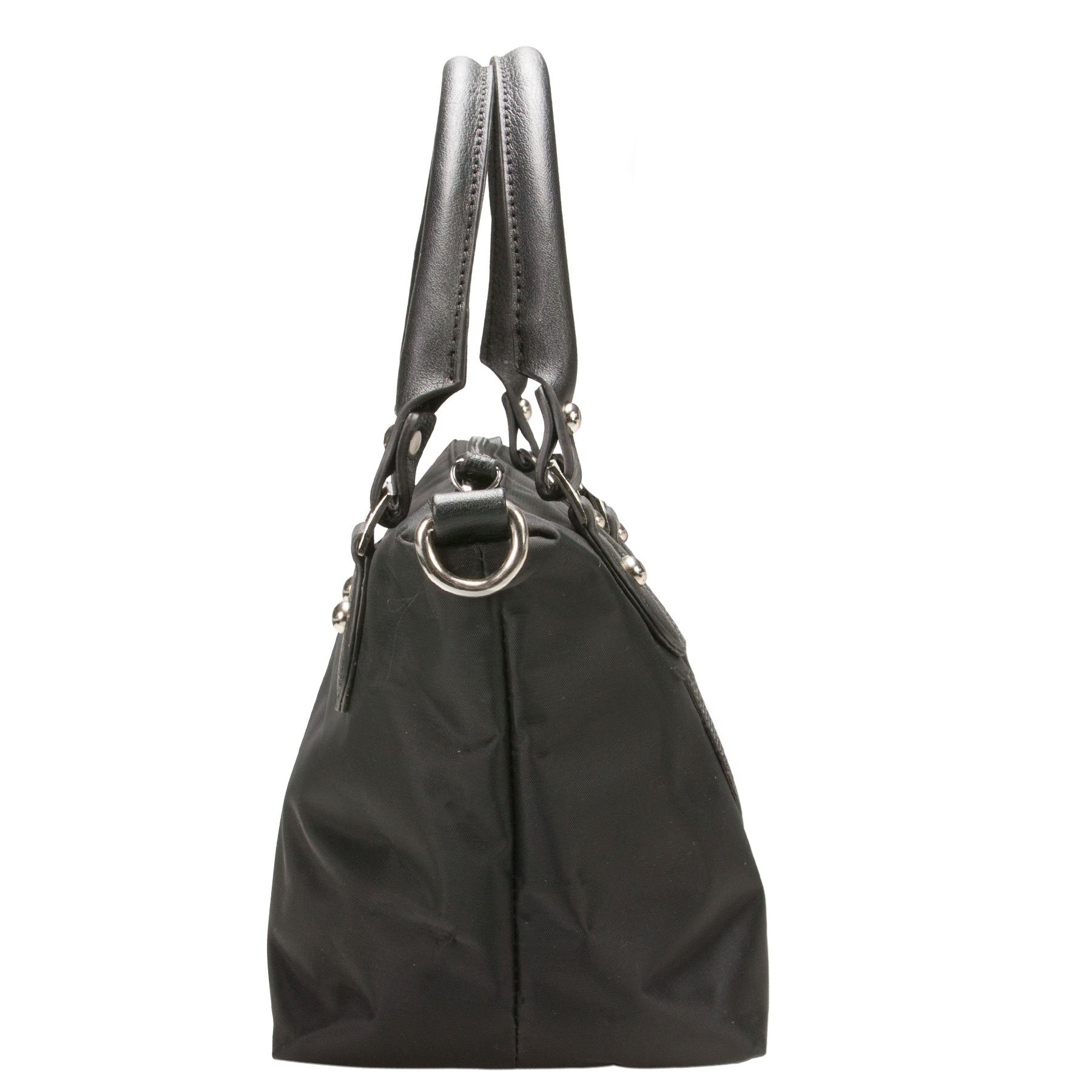 Alpenflüstern DAHEIM Trachten-Handtasche Strass-Hirsch Schwarz