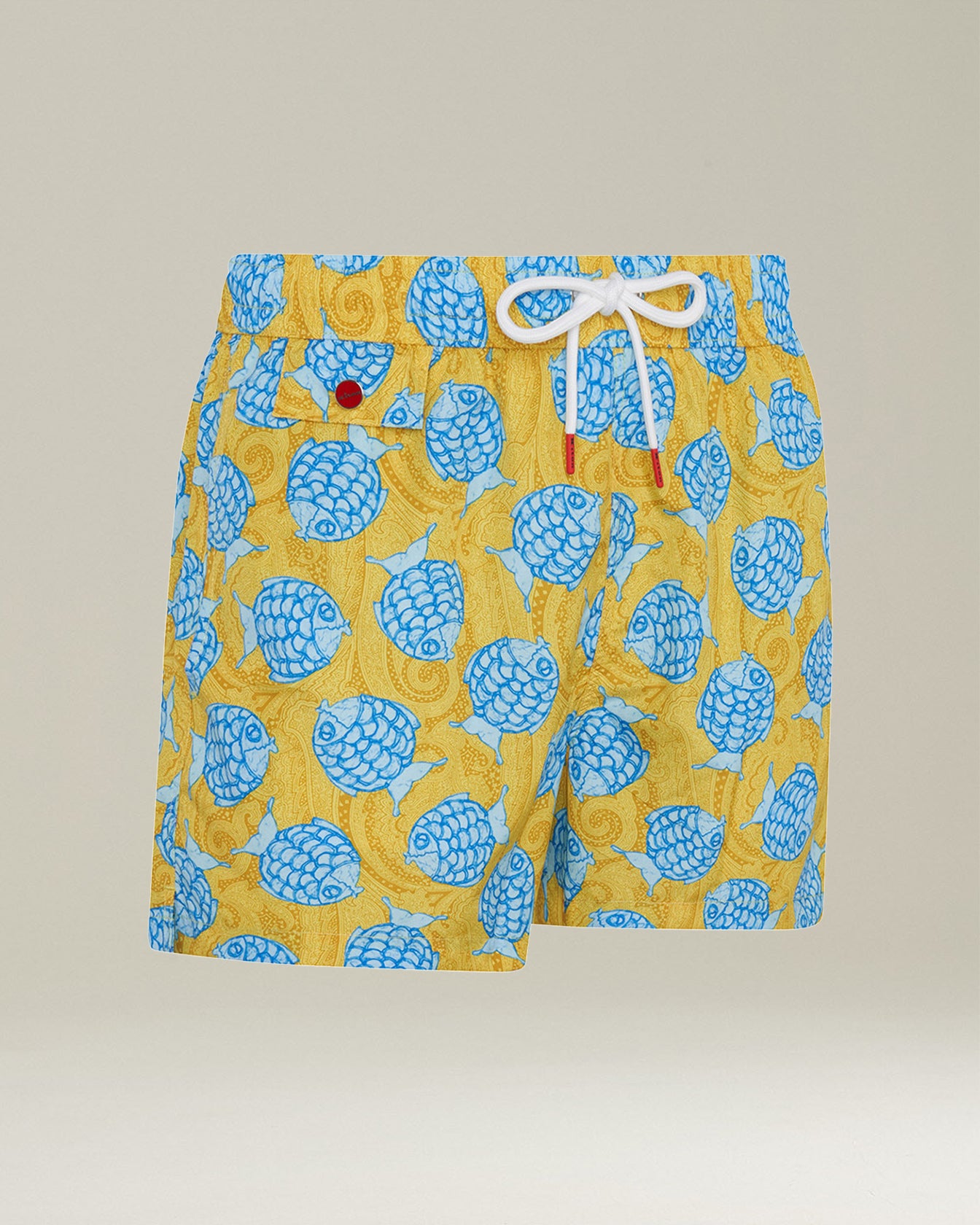 Kiton Swimwear Badehose Polyester Boxer Herren