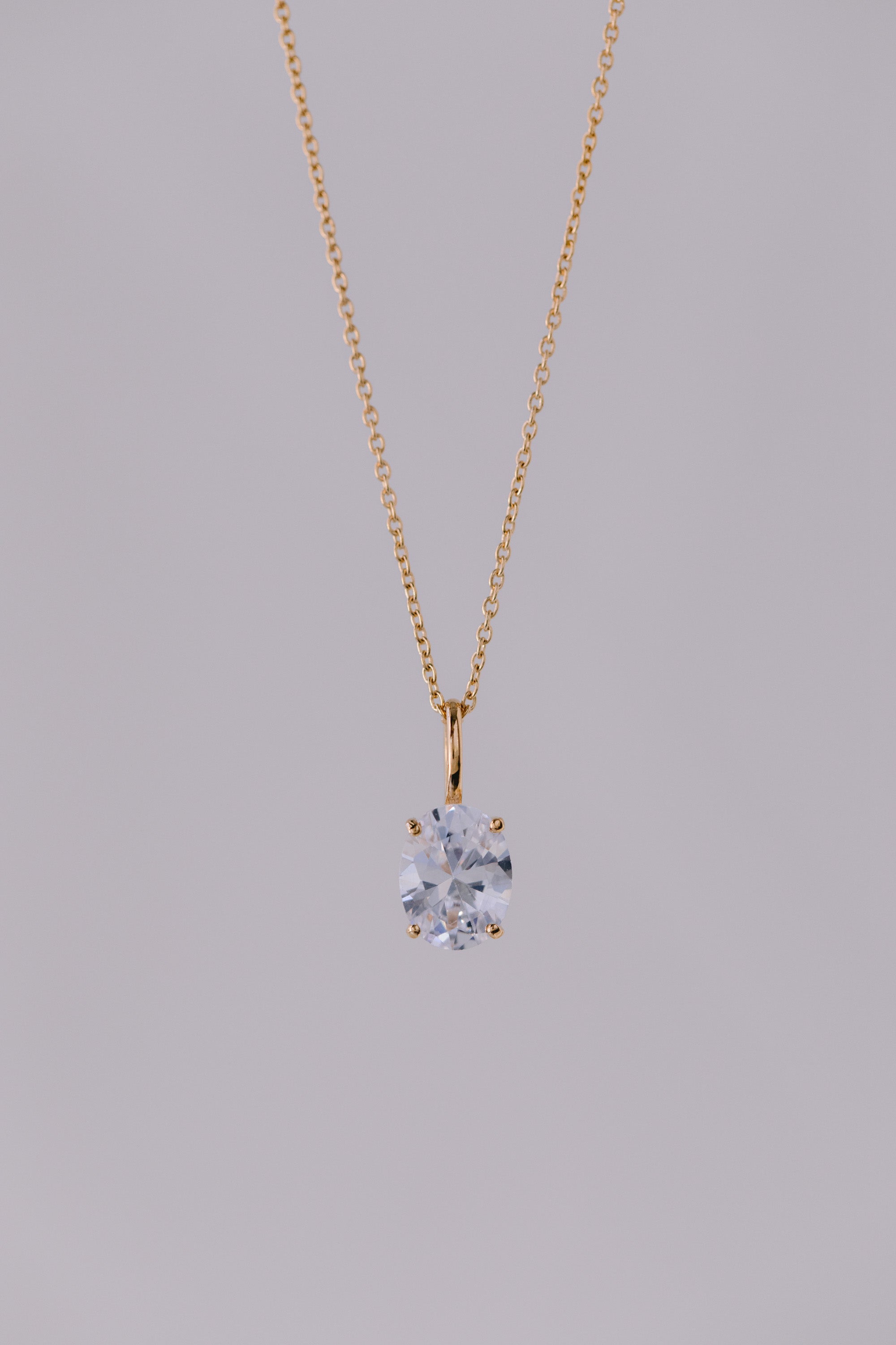 Juvelan Evelyn Hazel Schmuckset Kristall Silber Kette Ohrringe