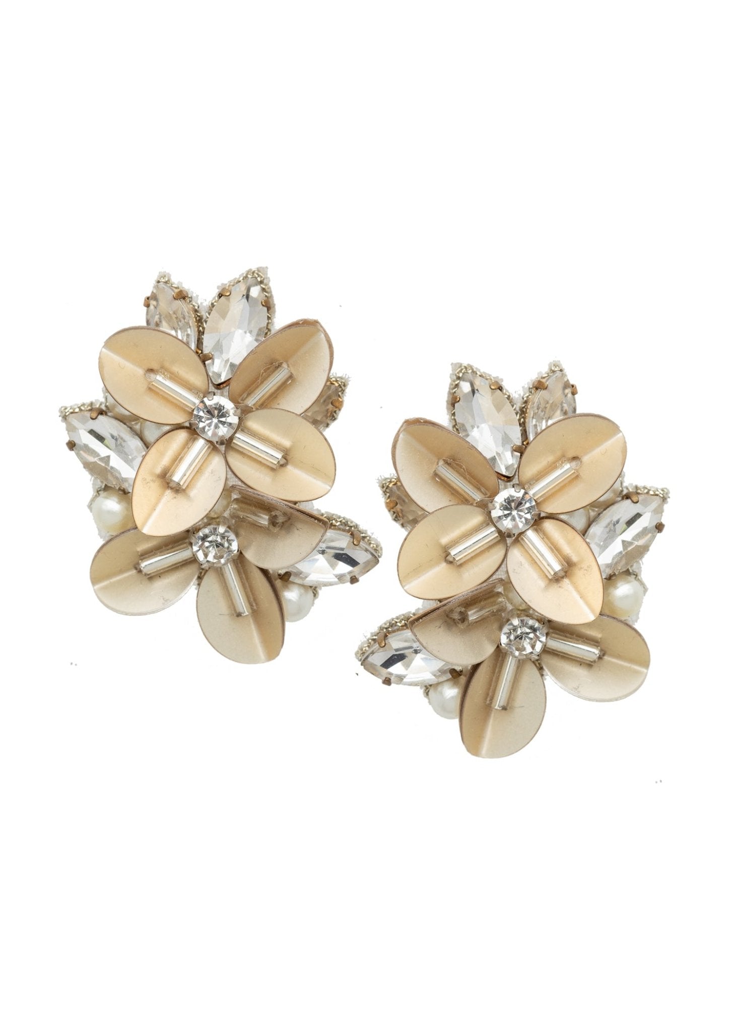 Elizabeth Bower Francine Cluster Ohrstecker Pearl Blumen