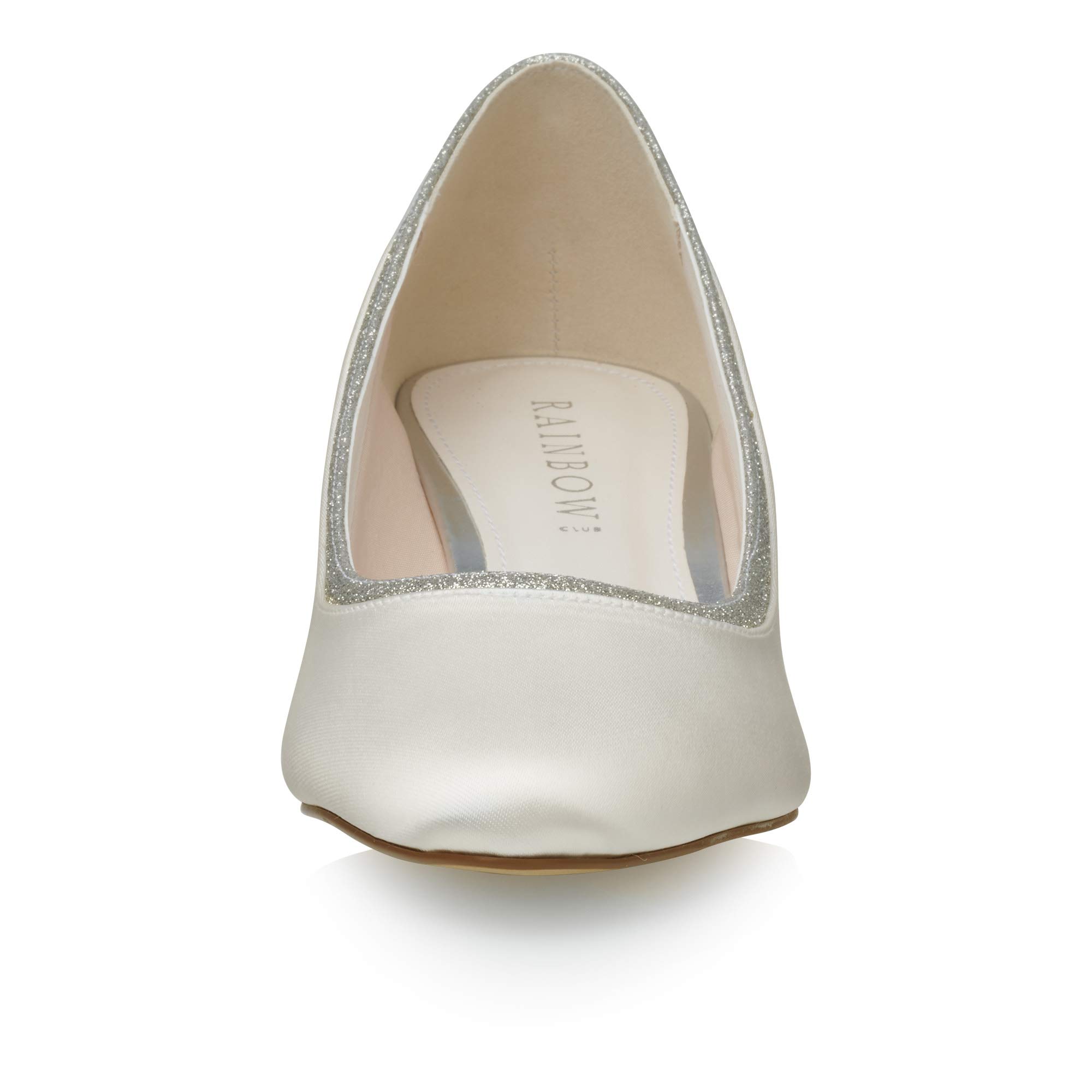 Rainbow Club Timeless Preslie Ivory Brautschuhe 5 cm Blockabsatz