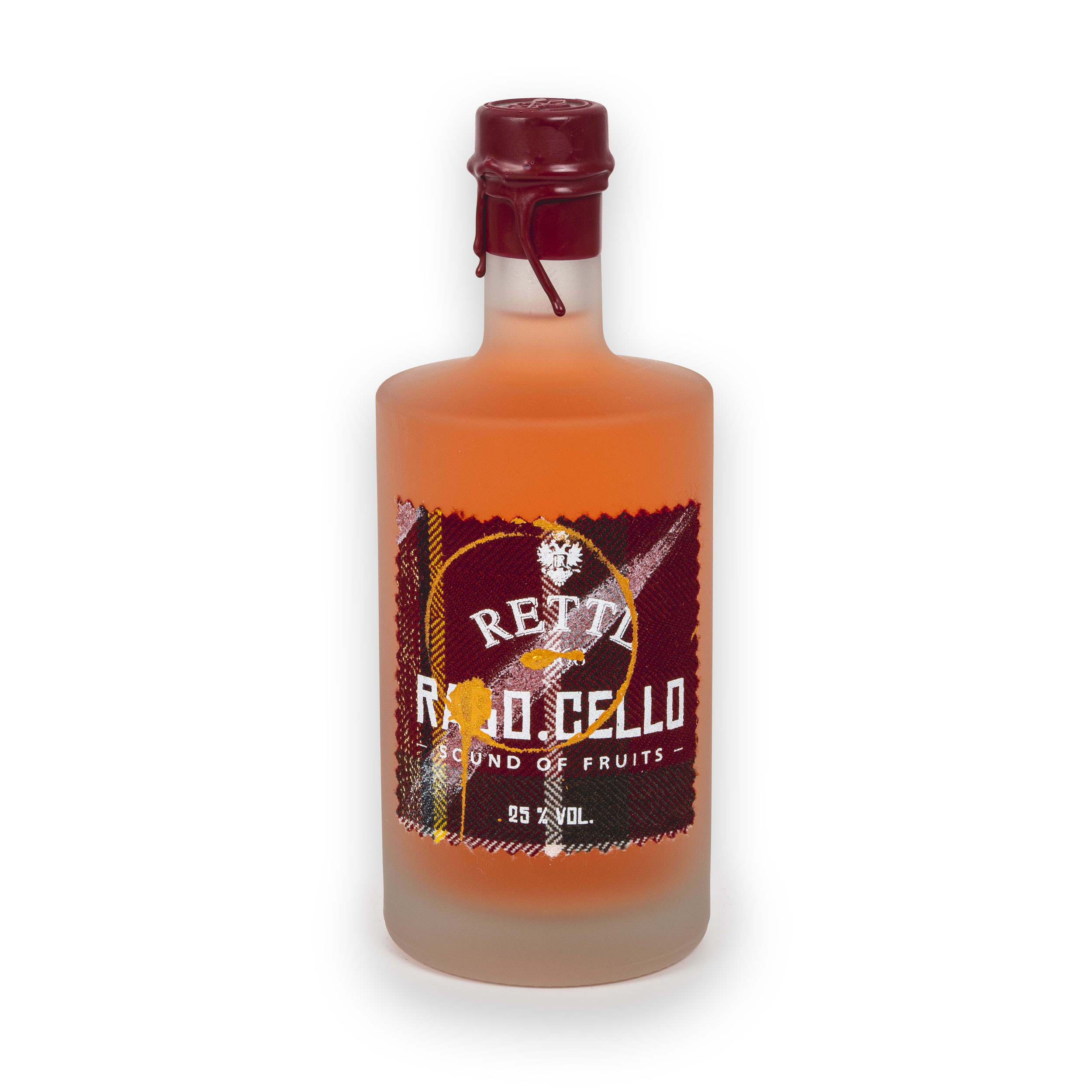 Rettl RABO.CELLO Likör Rhabarber Limoncello Zinnsiegel