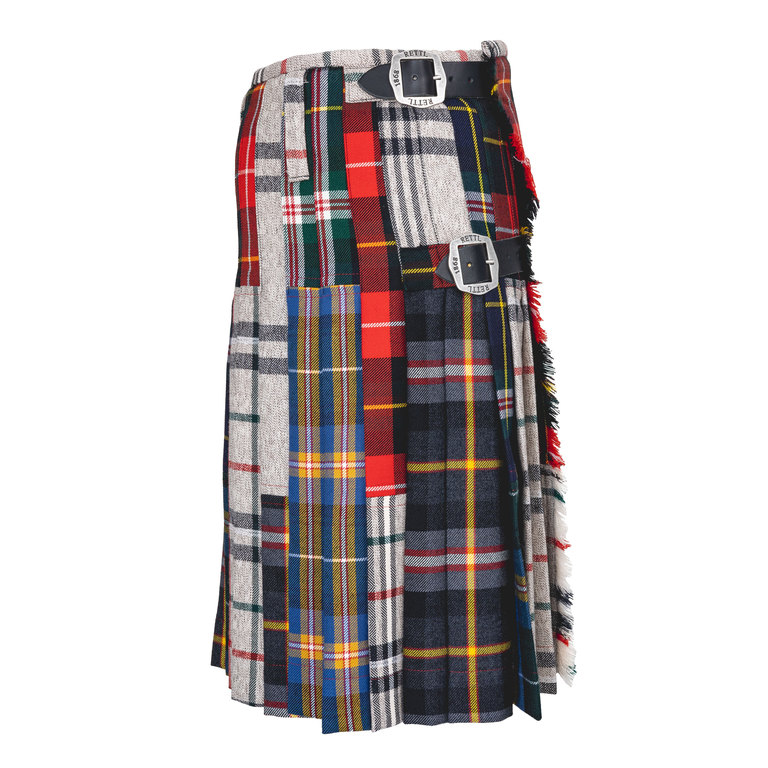 Rettl MEN Patch Celtic Kilt Schottenrock Wolle
