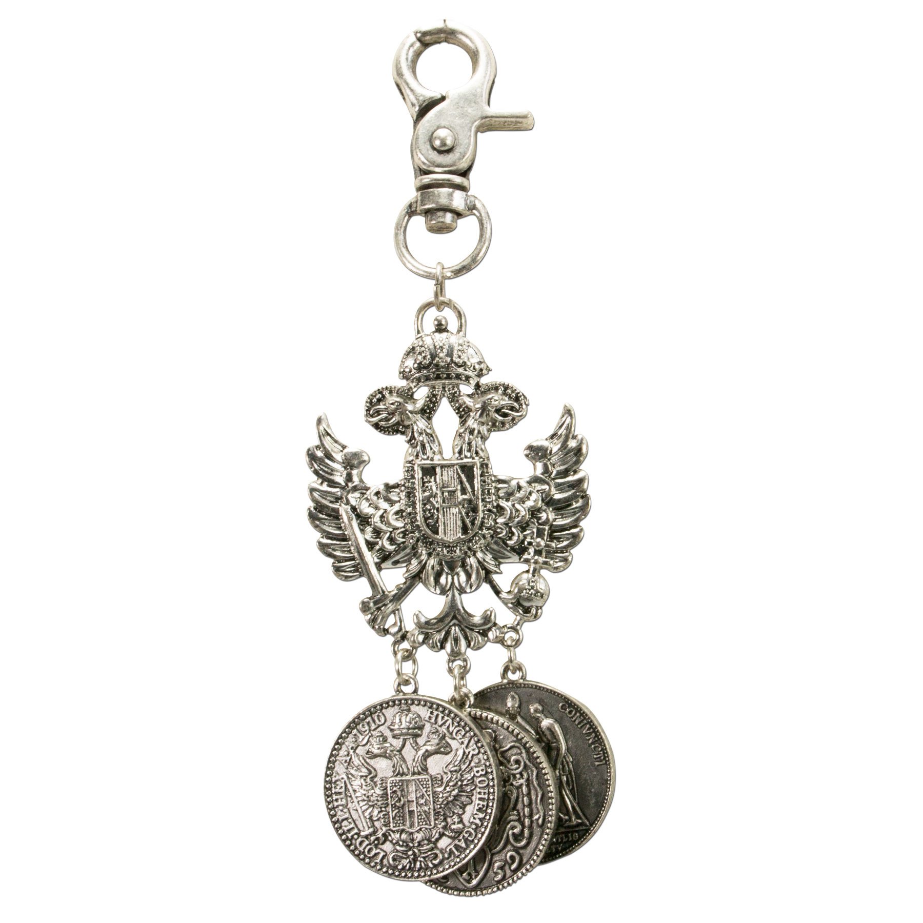 Alpenflüstern DAHEIM HCH019 Charivari Adler-Münze antik-silber